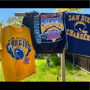 San Diego chargers lot for sale size M